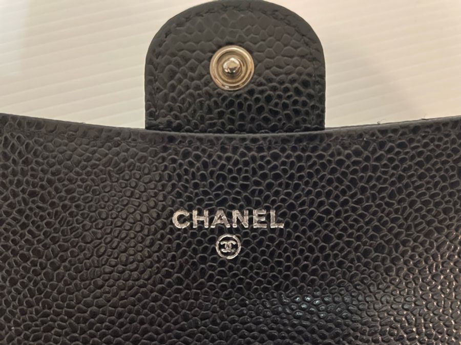 Chanel格菱小羊皮長夾-4