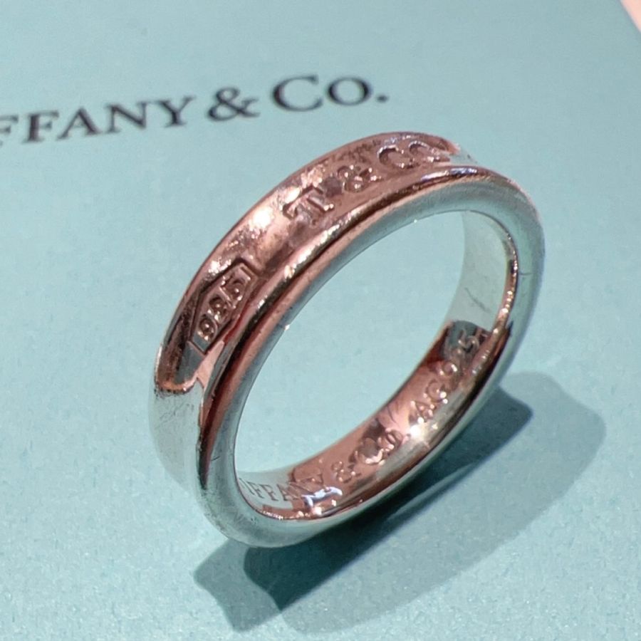 Tiffany & Co. 1837™系列 純銀窄版戒指-1