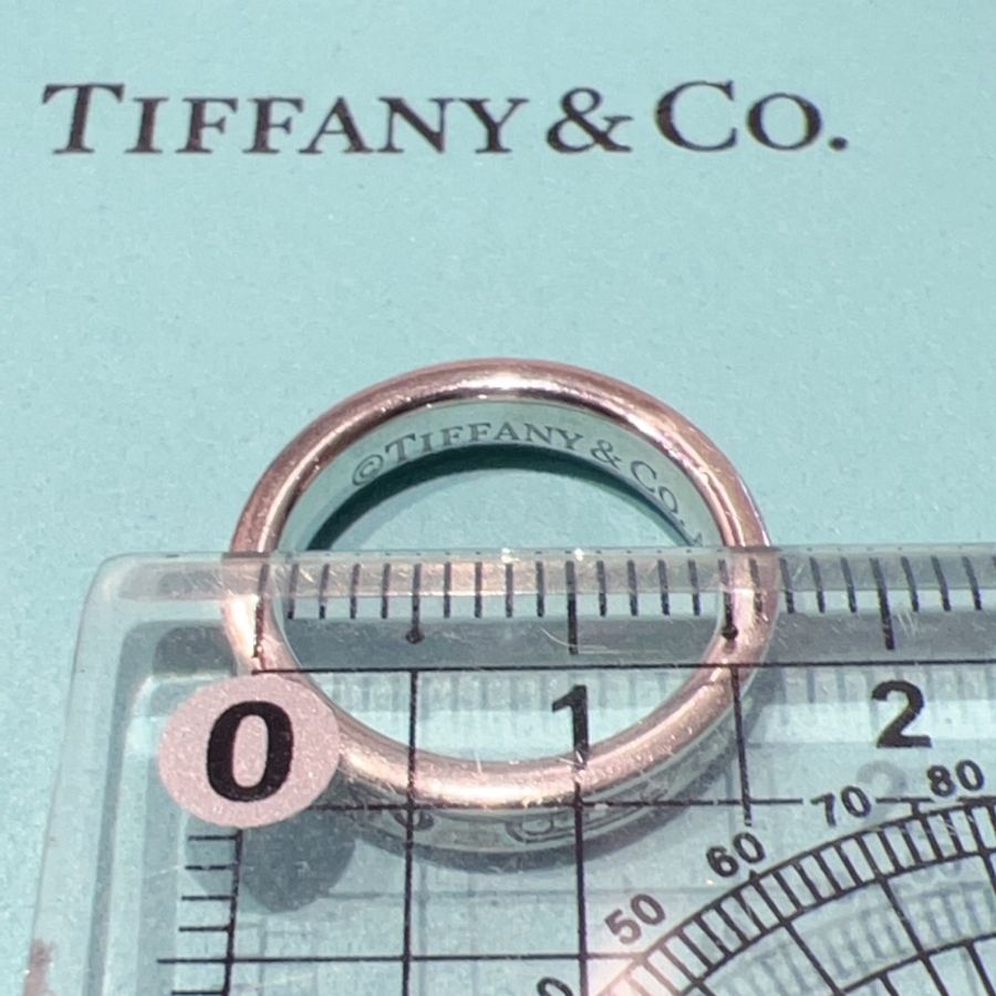 Tiffany & Co. 1837™系列 純銀窄版戒指-3