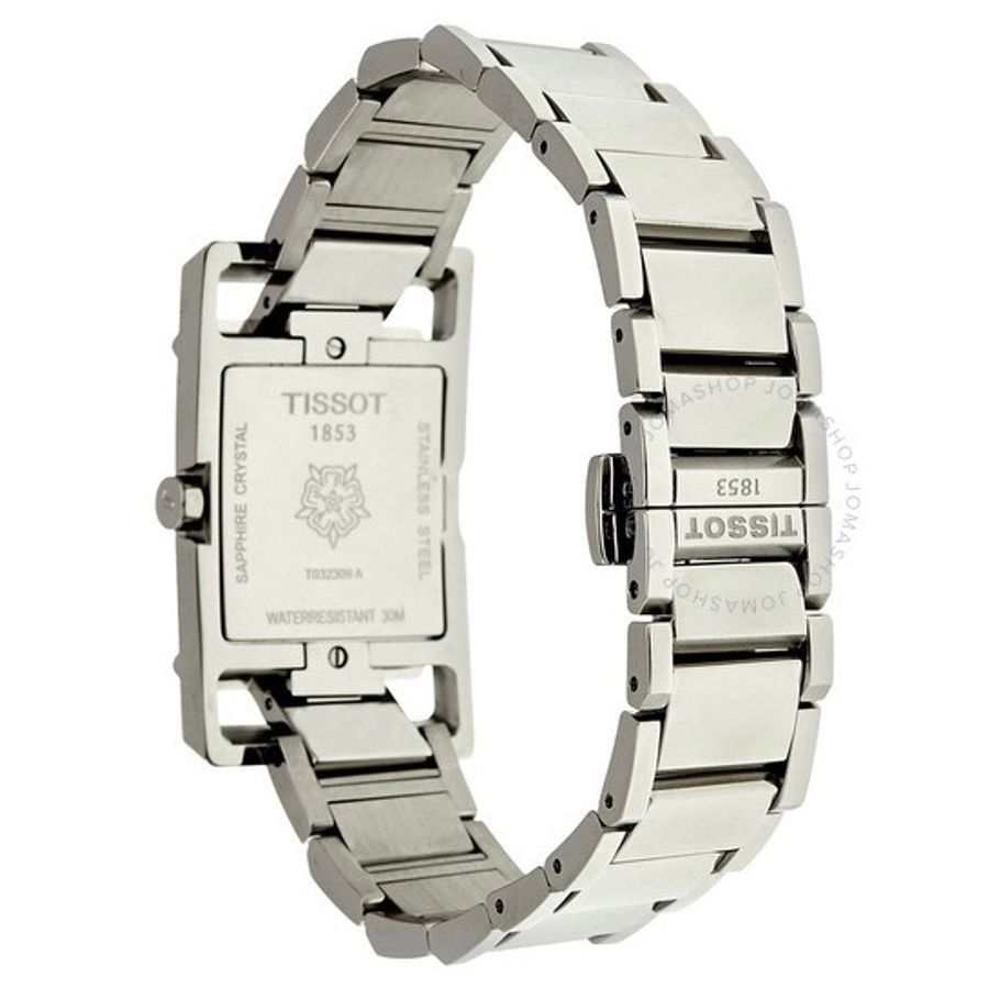 全新有鑽天梭錶TISSOTT-Trend Mother of Pearl Dial Stainless Steel Diamond Ladies Watch-1