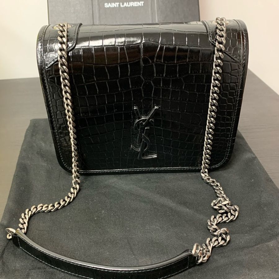 全新Niki WOC crocodile-effect leather shoulder bag-0