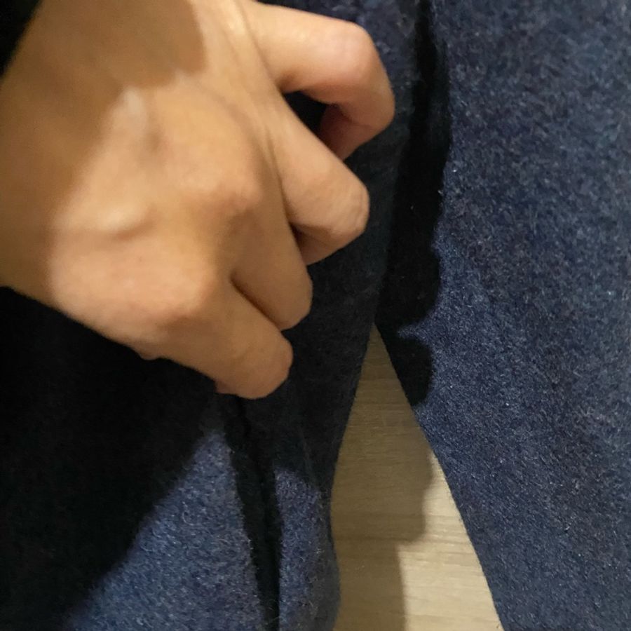 E-Wear繭型羊毛長大衣-3