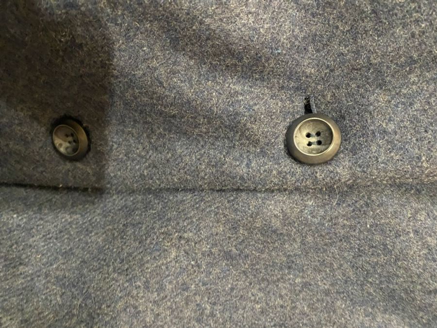 E-Wear繭型羊毛長大衣-4