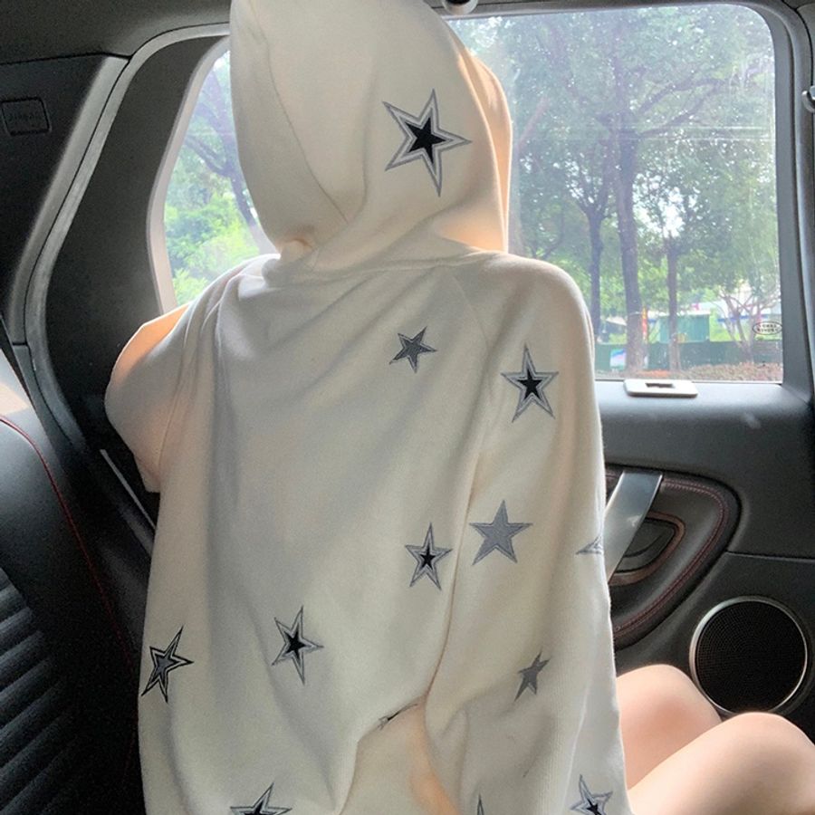 星星帽T外套-2