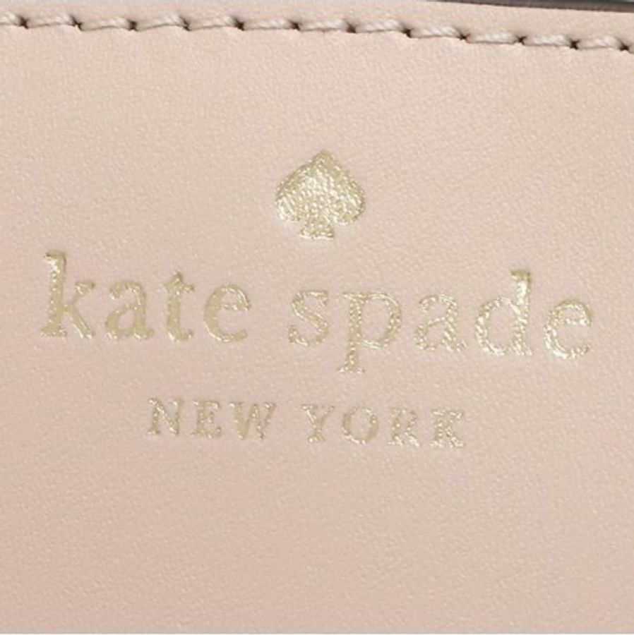 ⬇️出清價 全新 美國🇺🇸 KATE SPADE Kali KS 光滑皮革 斜背 貝殼包 奶茶色 質感超好 實品很美-1
