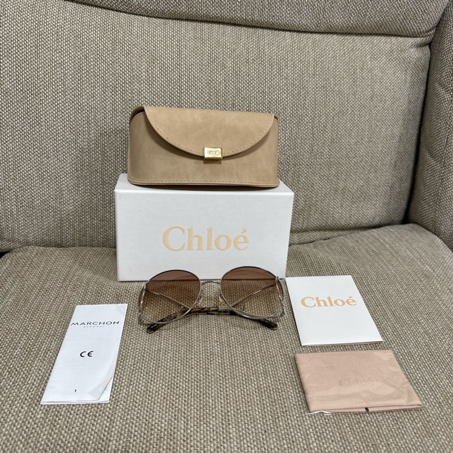保證真品 孫芸芸愛牌 Chloe 時尚墨鏡 太陽眼鏡 近全新-15