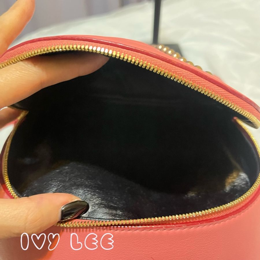 MCM 粉紅兔兔雙層拉鍊後背 雙肩後背包 肩背包 超可愛精品包-3