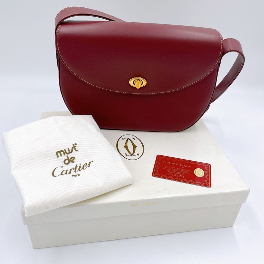 Cartier 卡地亞Must de Cartier Vintage 肩背包 (附保卡/防塵袋/外盒)-1