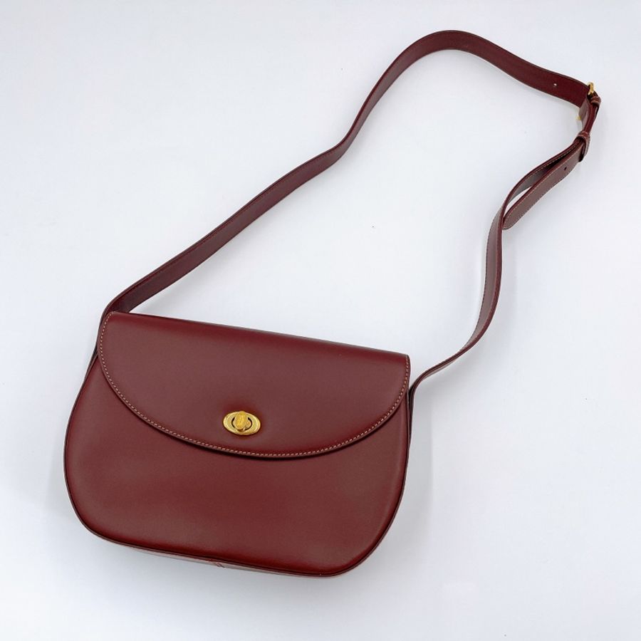 Cartier 卡地亞Must de Cartier Vintage 肩背包 (附保卡/防塵袋/外盒)-3