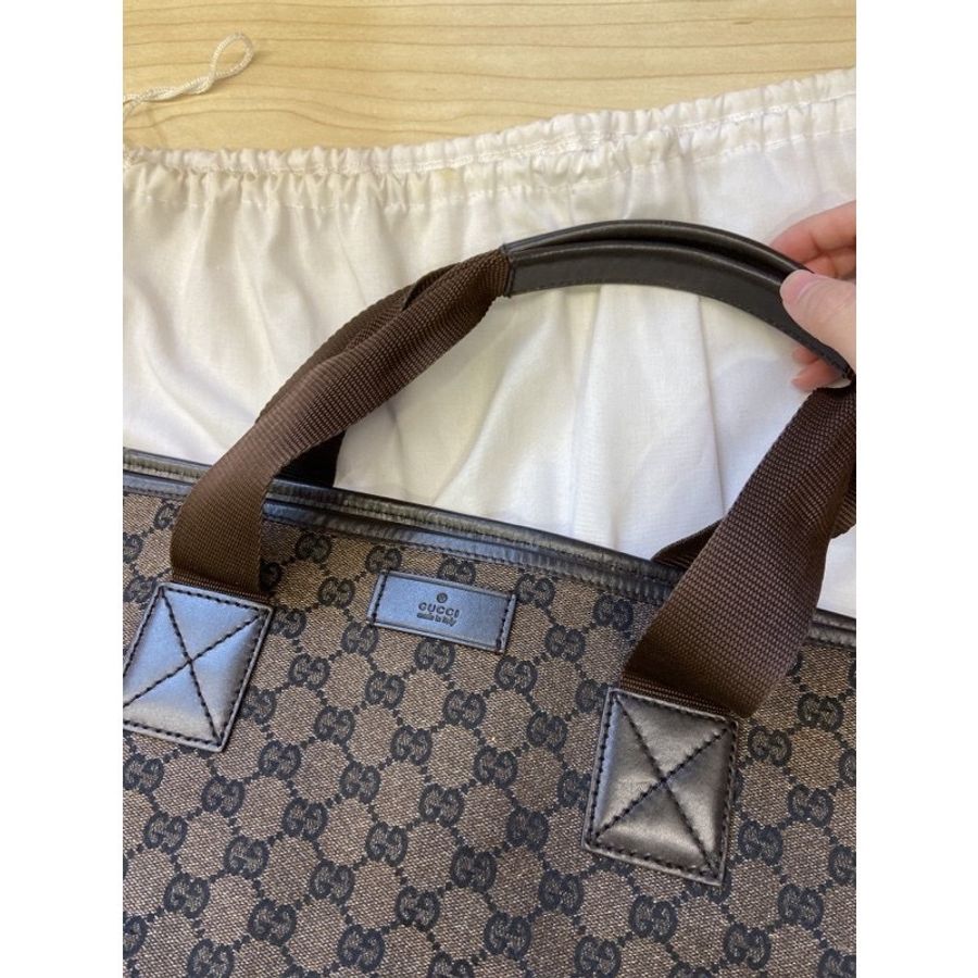 Gucci絕版老花帆布托特包-2