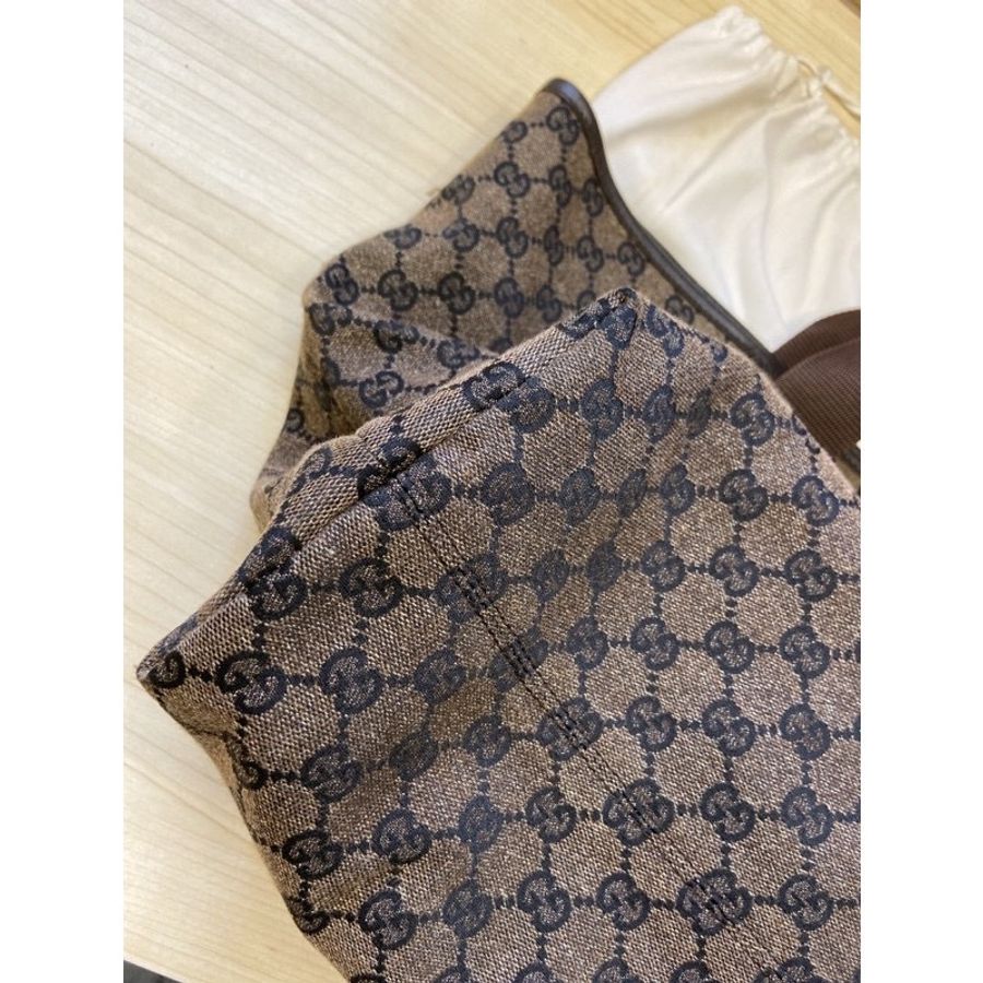 Gucci絕版老花帆布托特包-3