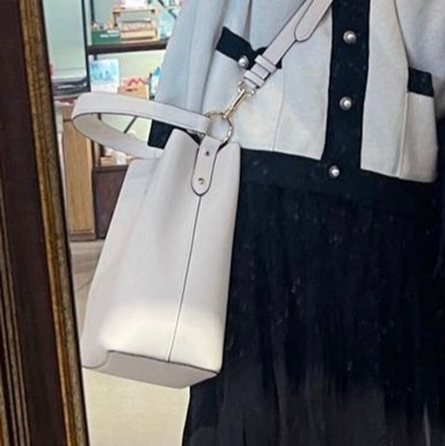 COACH 白色 水桶包 大款 精品 二手 Coach-1