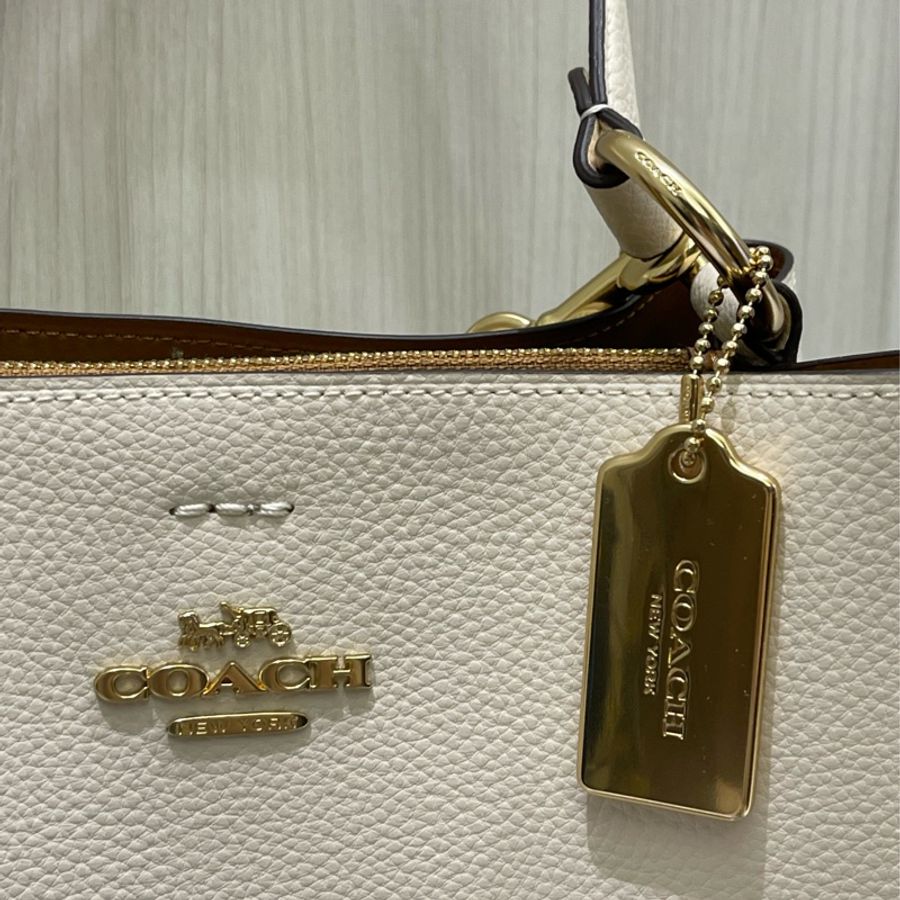 COACH 白色 水桶包 大款 精品 二手 Coach-3