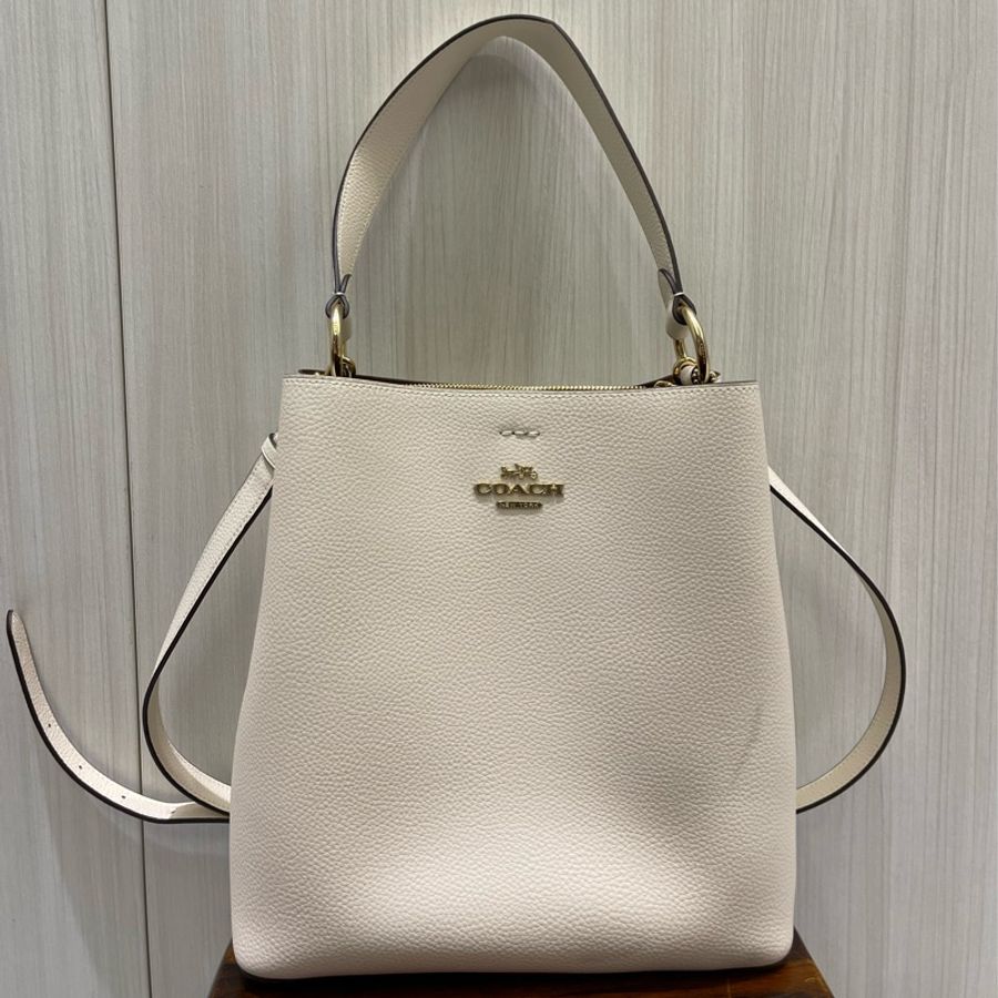 COACH 白色 水桶包 大款 精品 二手 Coach-4