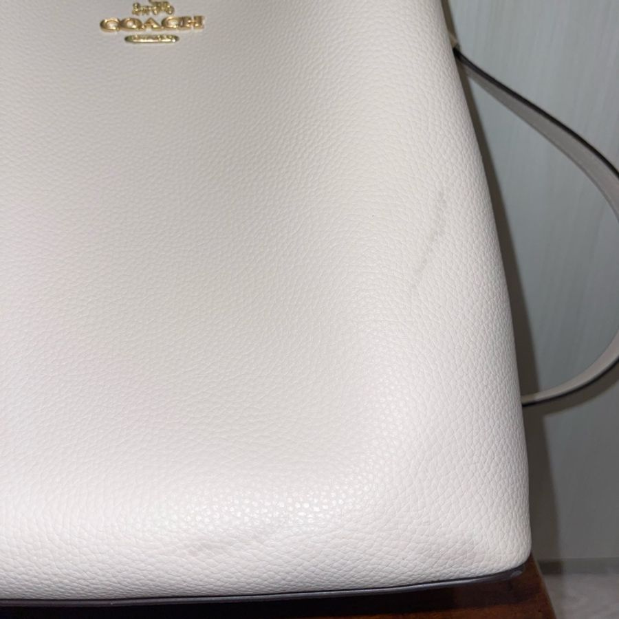 COACH 白色 水桶包 大款 精品 二手 Coach-5