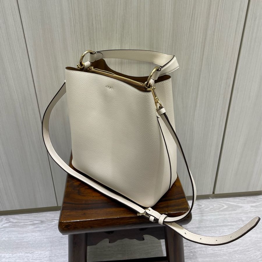 COACH 白色 水桶包 大款 精品 二手 Coach-7