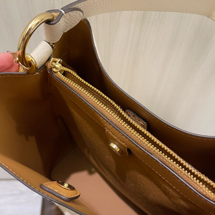 COACH 白色 水桶包 大款 精品 二手 Coach-8