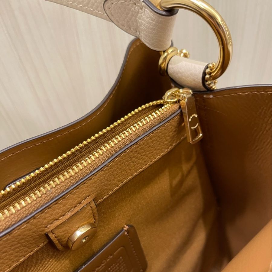 COACH 白色 水桶包 大款 精品 二手 Coach-9
