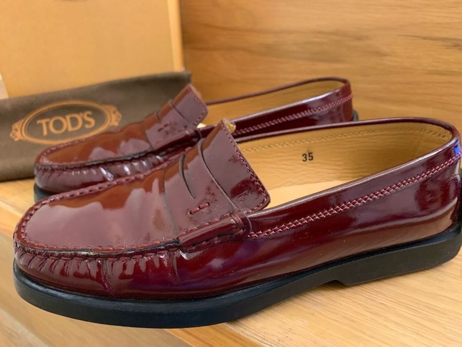 TOD’S豆豆鞋 橡膠底-1