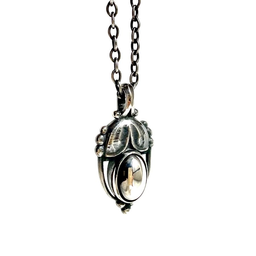 GEORG JENSEN 2003 銀球墜子-0
