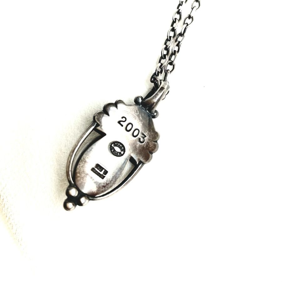 GEORG JENSEN 2003 銀球墜子-2