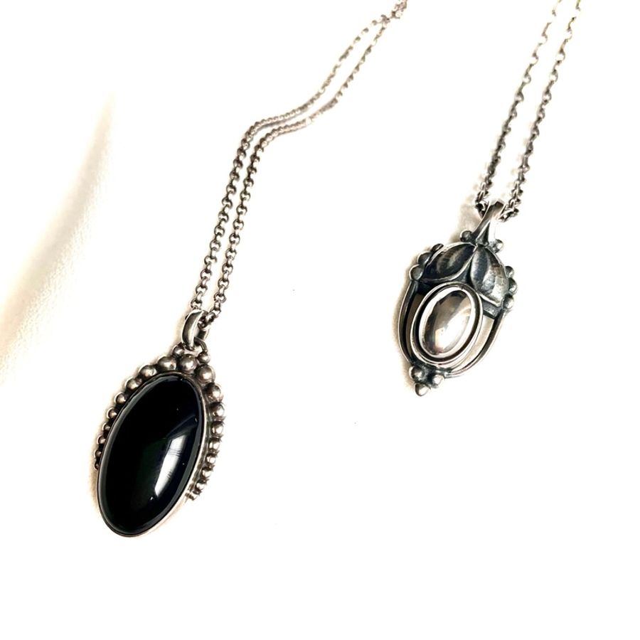 GEORG JENSEN 2003 銀球墜子-5