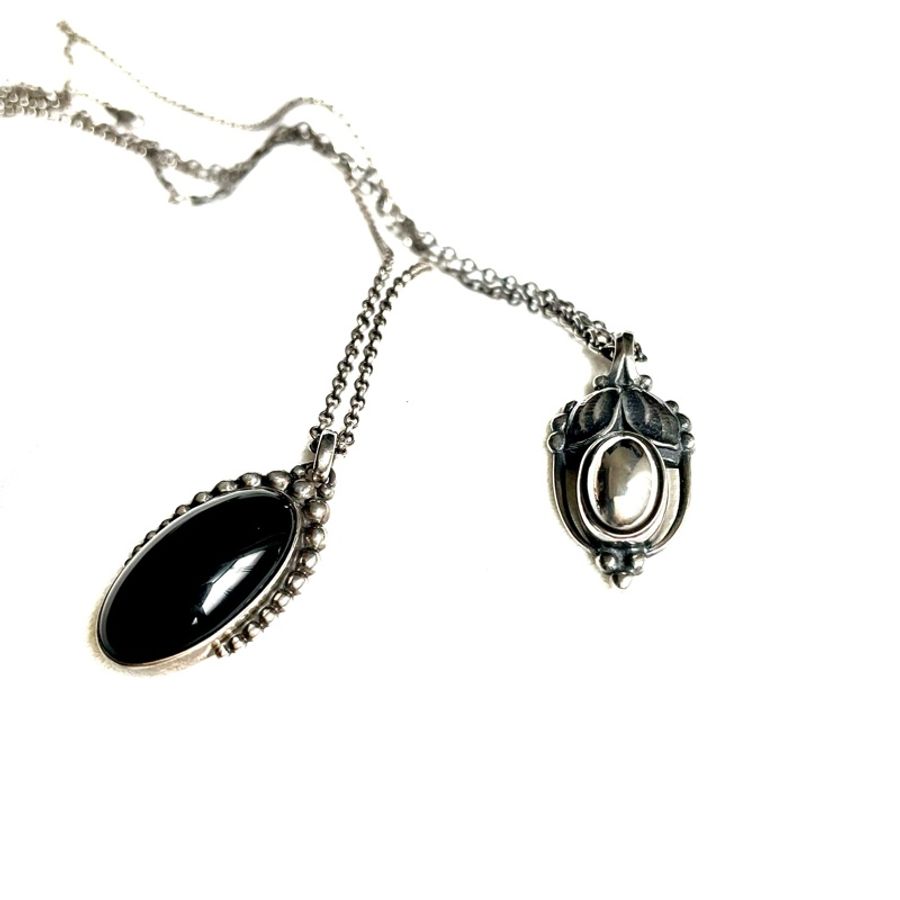 GEORG JENSEN 2003 銀球墜子-6