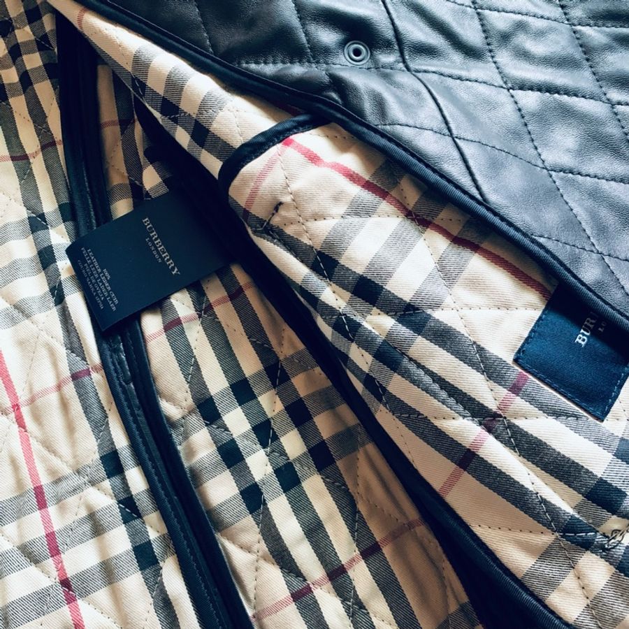 二手私物【Burberry】不到2折 全新品可合理議價 有拍衣服影片 保證真品Lambskin 小羊皮長大衣 近7千美元-10