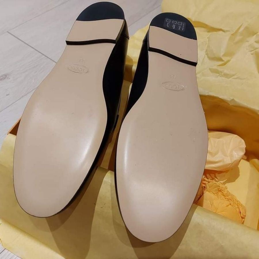 全新Tod's 黑色樂福鞋-3