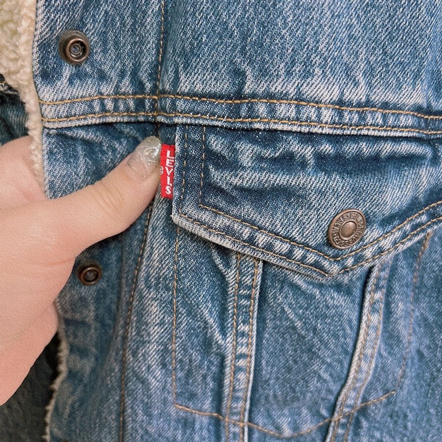Levis 刷毛牛仔外套 牛仔外套Type3修身版型  16365-0128 女生可穿-4