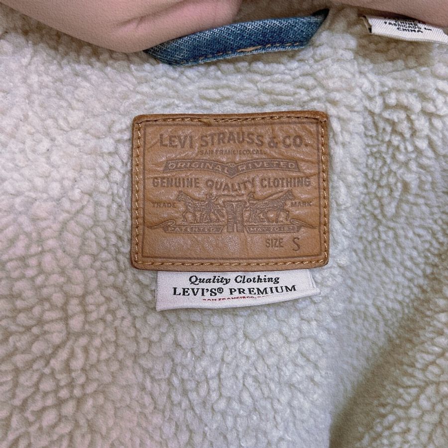 Levis 刷毛牛仔外套 牛仔外套Type3修身版型  16365-0128 女生可穿-5