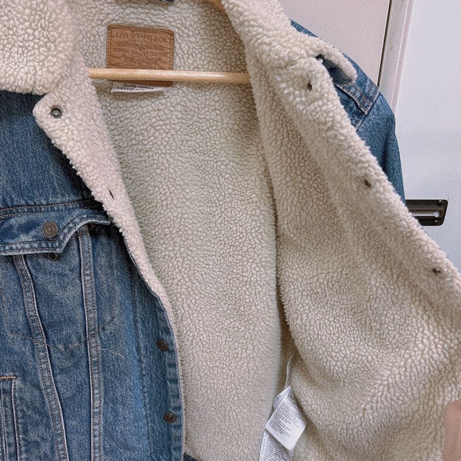 Levis 刷毛牛仔外套 牛仔外套Type3修身版型  16365-0128 女生可穿-6