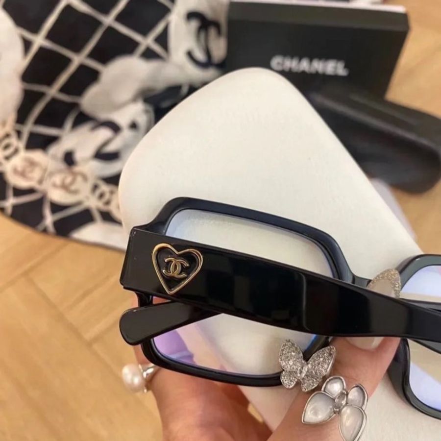 【現貨】麗睛眼鏡Chanel【可刷卡分期】香奈兒 CH3438 愛心方框 小香光學眼鏡 香奈兒熱賣款 香奈兒眼鏡-13