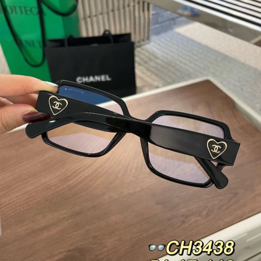 【現貨】麗睛眼鏡Chanel【可刷卡分期】香奈兒 CH3438 愛心方框 小香光學眼鏡 香奈兒熱賣款 香奈兒眼鏡-18