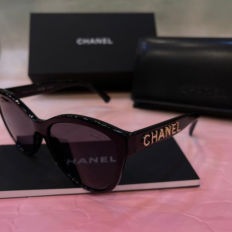 【現貨】麗睛眼鏡Chanel【可刷卡分期】香奈兒 CH5458 太陽眼鏡 香奈兒偏光太陽眼鏡 小香熱賣太陽眼鏡 墨鏡-4