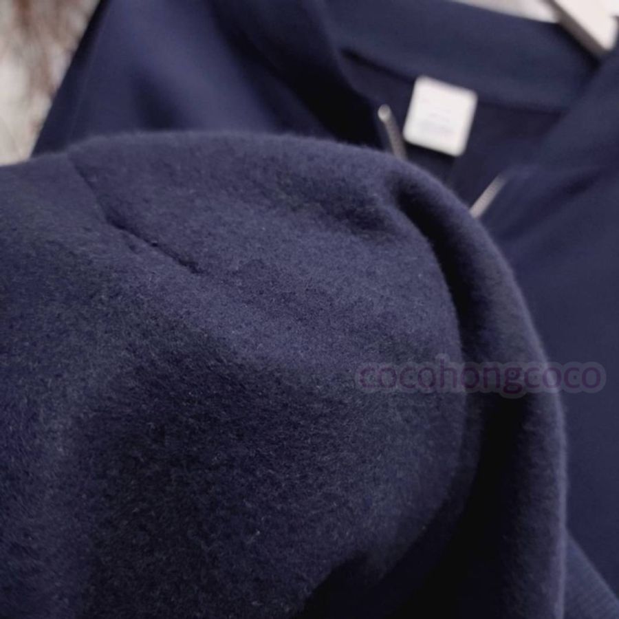 champion 藍色造型拉鍊刺繡T-7