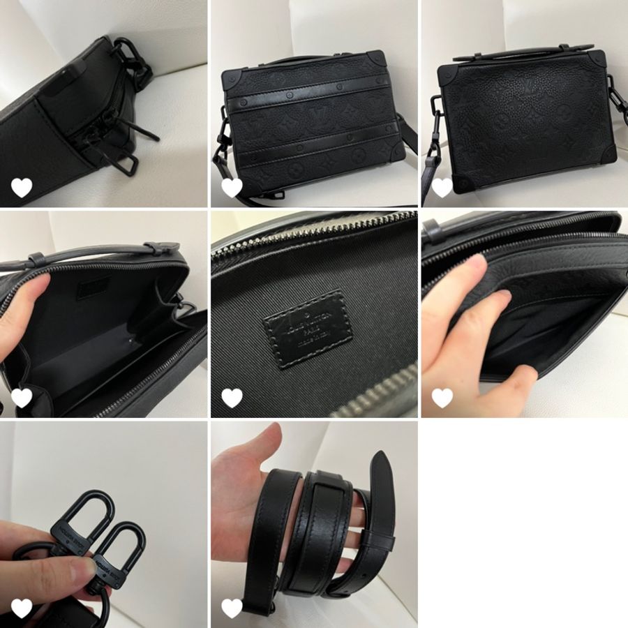 LV HANDLE SOFT TRUNK 盒子郵差包-3