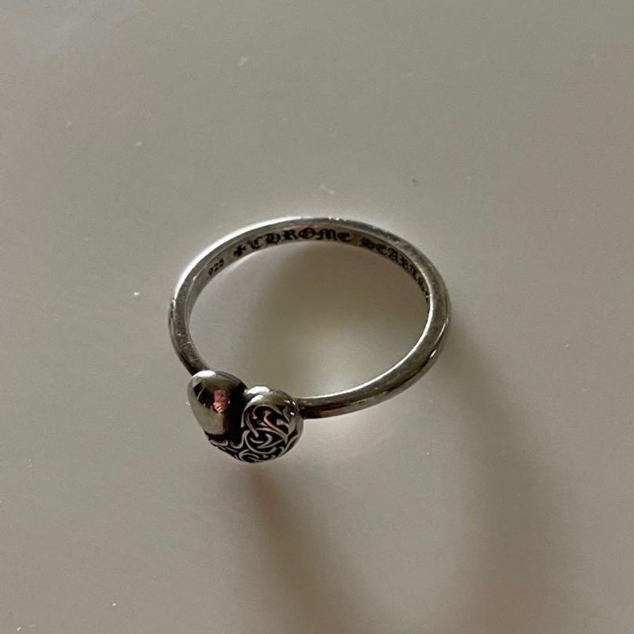 Chrome Hearts 經典愛心戒指 內徑1.7cm 真品-3