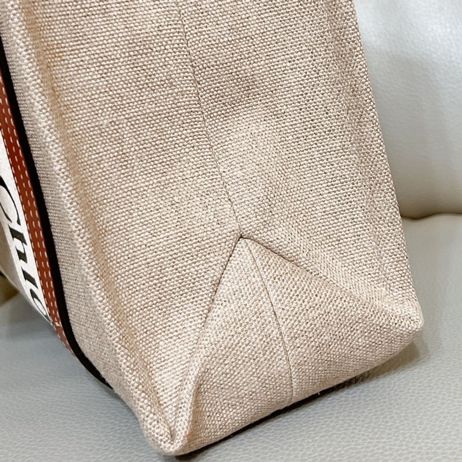 #Chloe’ Woody Tute #焦糖色#中號托特包-4
