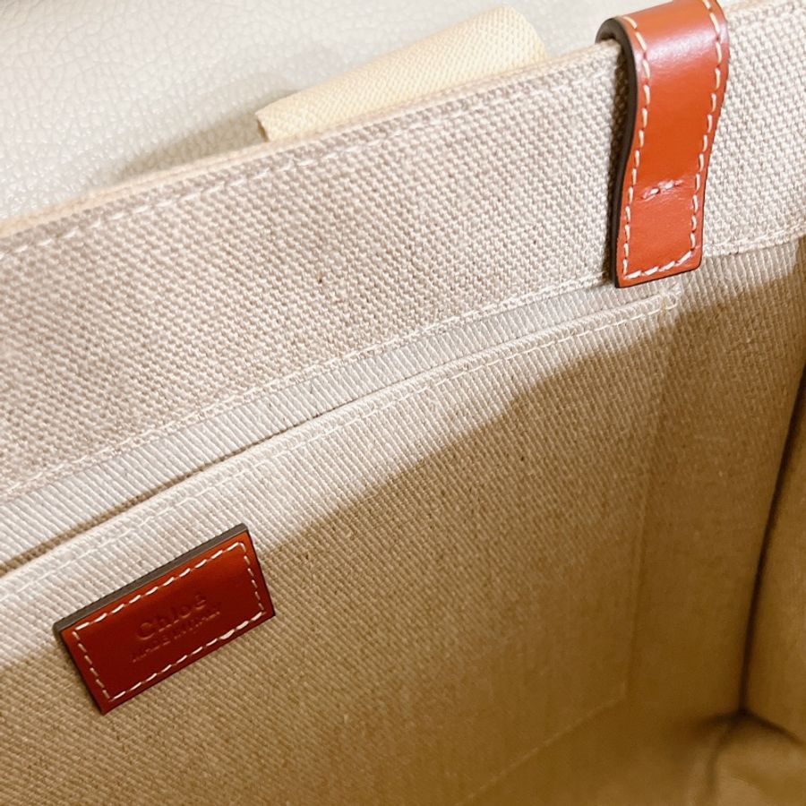 #Chloe’ Woody Tute #焦糖色#中號托特包-8