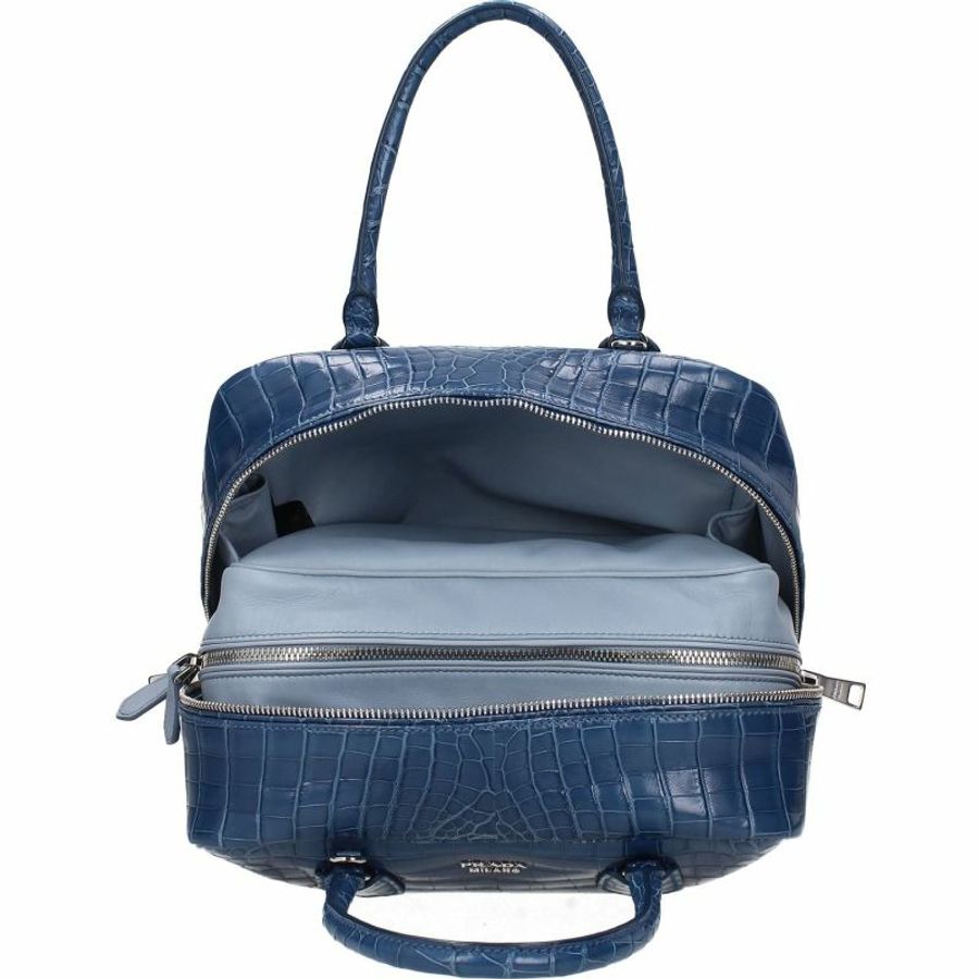 【義大利直送】全新品 Prada 手袋女式皮革鱷魚紋 Heavenly-3