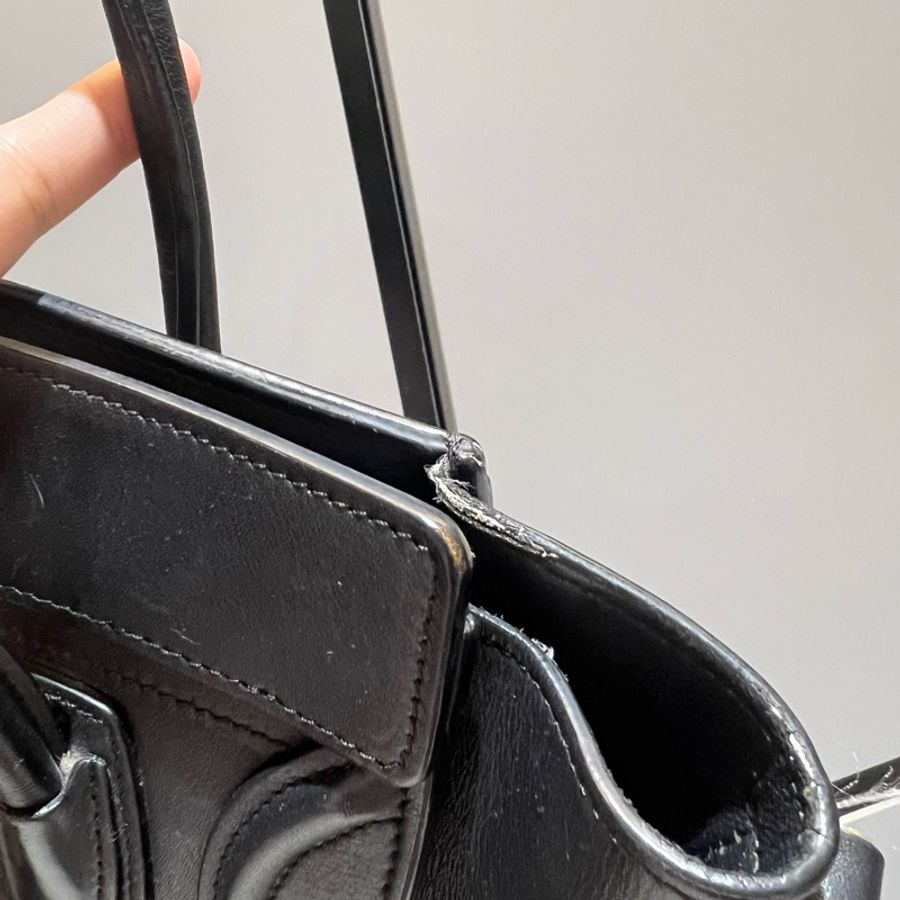 Celine Nano Luggage 燙金Logo 冏包-2