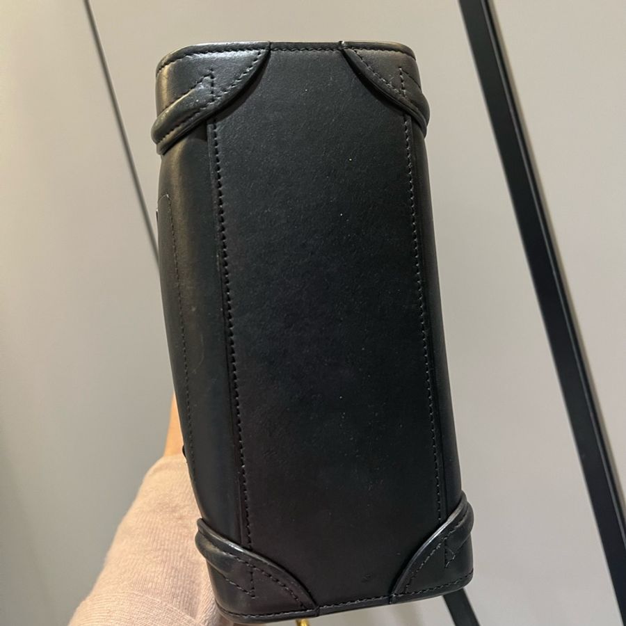 Celine Nano Luggage 燙金Logo 冏包-4