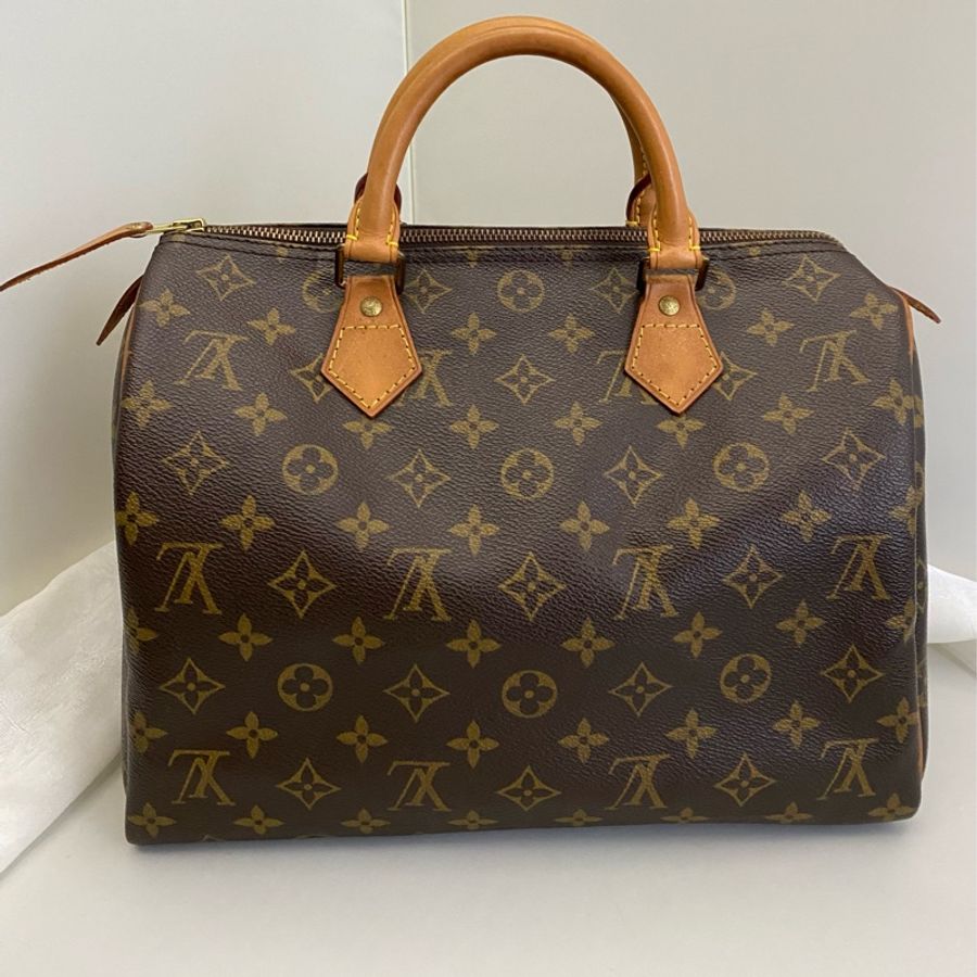 LOUIS VUITTON SPEEDY 30 路易威登老花手提包-0
