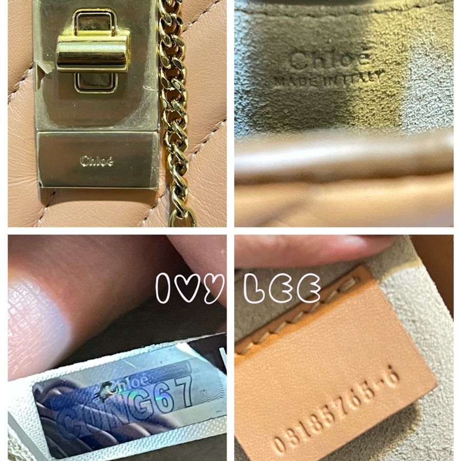 CHLOE 奶茶色 掀蓋 側背包 肩背包 斜背包 側背包 手提包 鏈帶可拆 二手正品-7