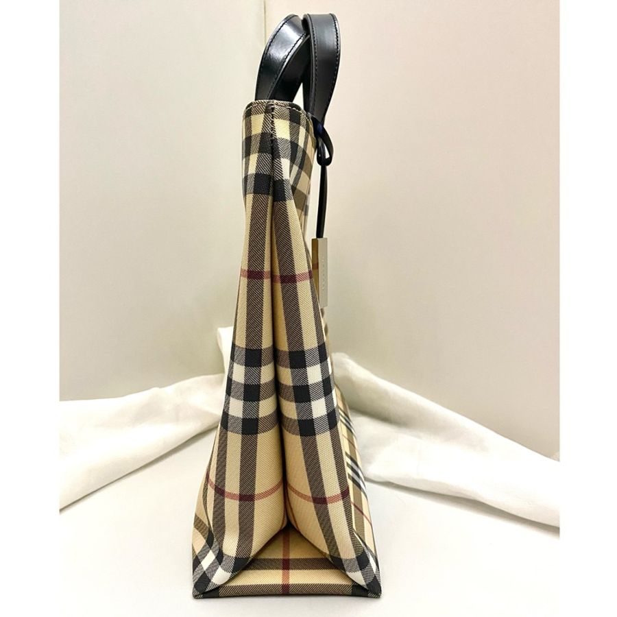 BURBERRY 經典格紋手提包-1