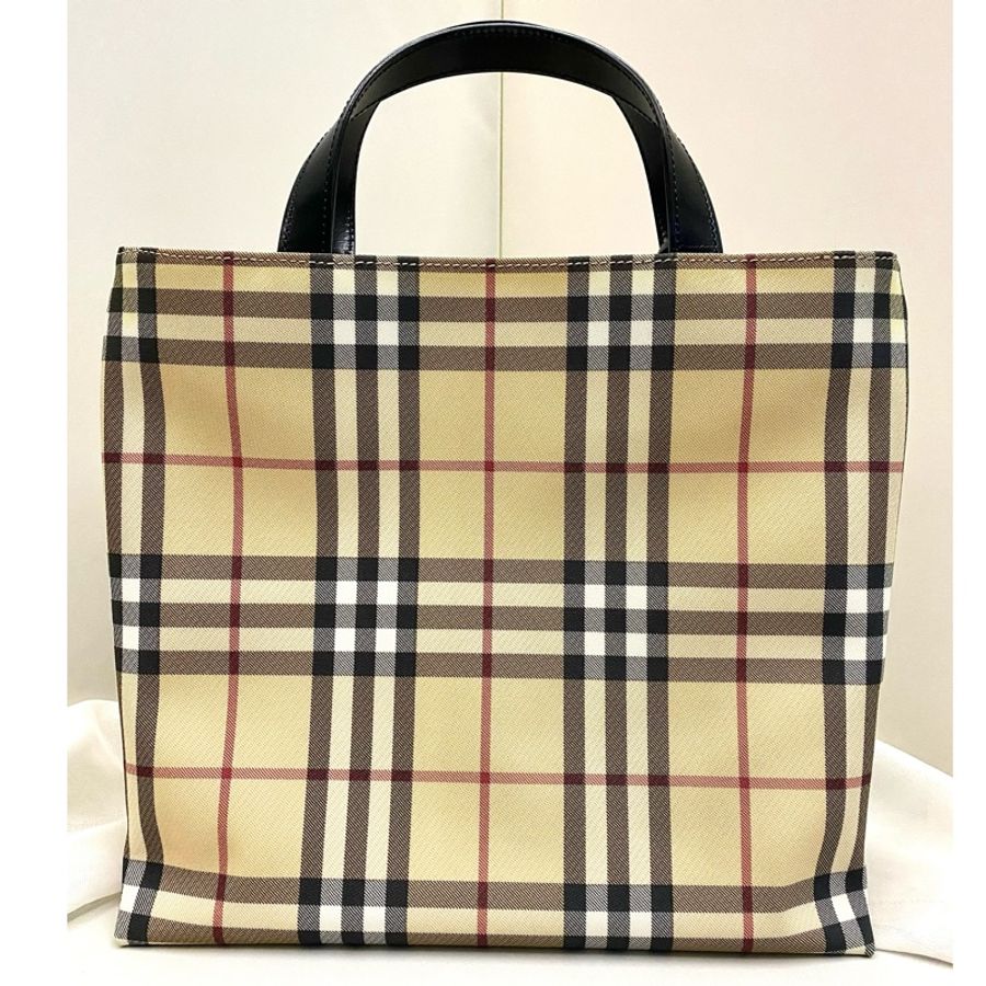 BURBERRY 經典格紋手提包-6