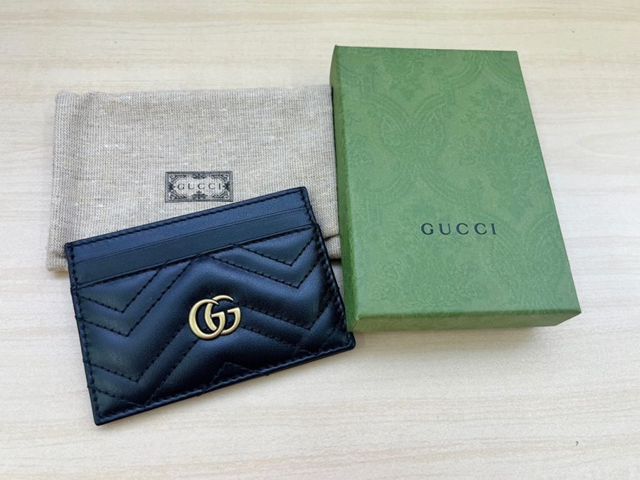 GUCCI 雙G卡夾黑色-0