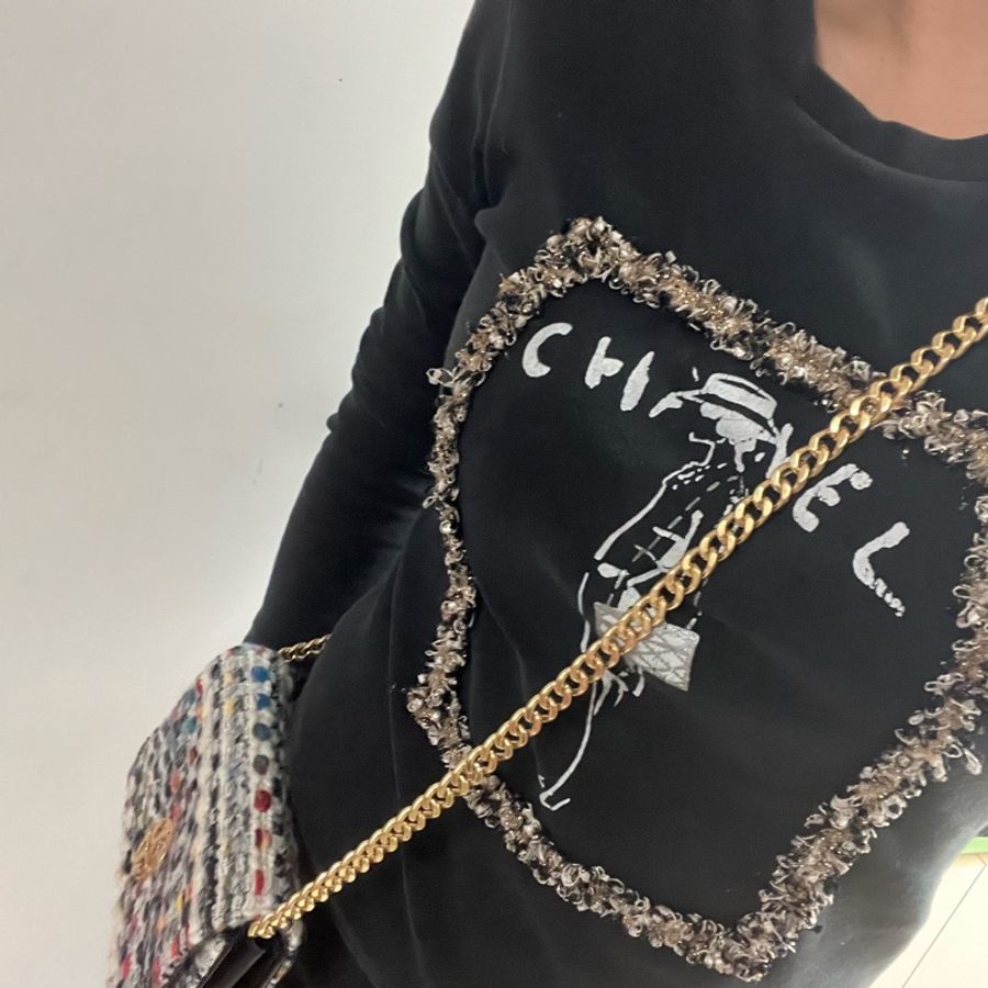 ToryBurch毛呢鏈條包woc-0