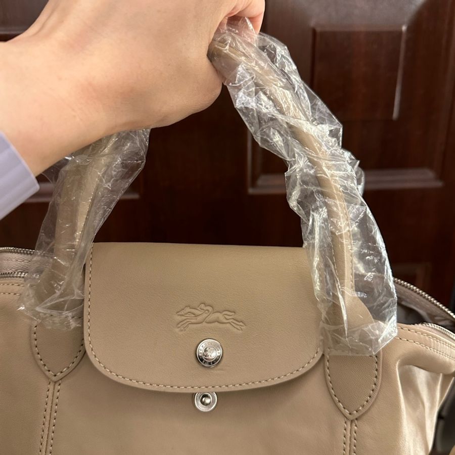 Longchamp Le Pliage® Cuir小羊皮摺疊包-3